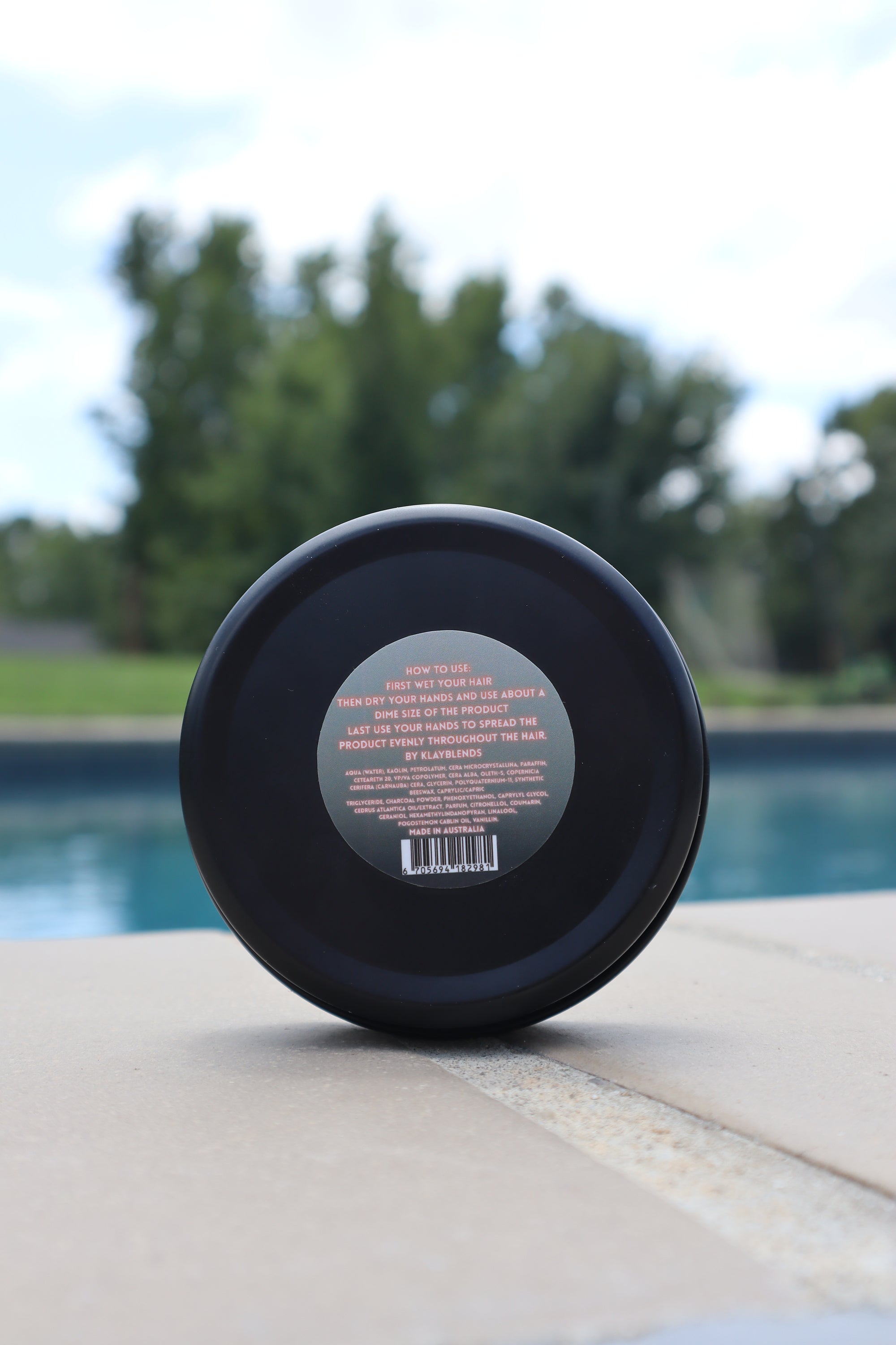 Max Hair Clay Charcoal Edition